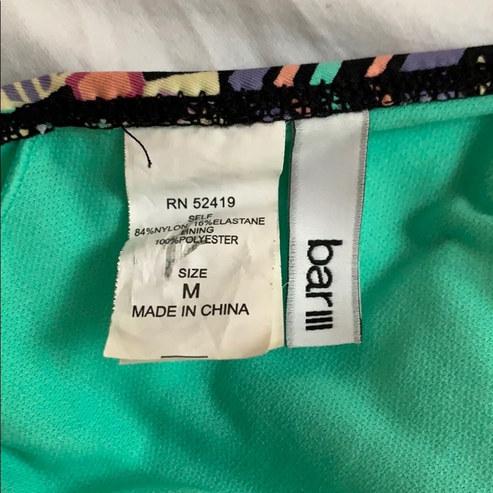 Bar III One Piece Sz M Swimsuit - Picture 4 of 5
